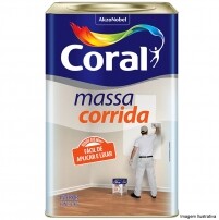 Massa Corrida PVA para Parede interior 25Kg - Coral