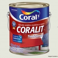 Tinta Premium Esmalte Sinttico Brilhante Coralit Gelo 3,6L - Coral