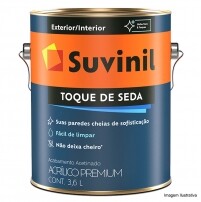 Tinta Acrlica Premium Toque de Seda Branco Neve 3,6L - Suvinil