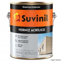 Verniz Acrlico Incolor 3,6L - Suvinil