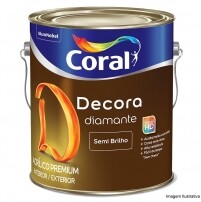 Tinta Acrlica Premium Decora Semi Brilho Branco Neve 3,6L - Coral