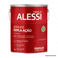 Acrlico Ltex Dupla Ao Premium Branco 3,6L - Alessi