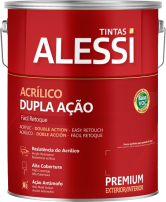 Acrlico Ltex Dupla Ao Premium Gelo 3,6L - Alessi