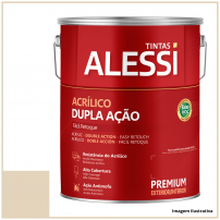 Acrlico Ltex Dupla Ao Premium Palha 3,6L - Alessi