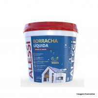 BORRACHA LIQUIDA FOSCO BRANCO 4KG - ALESSI