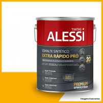Esmalte Sinttico Brilhante PR Extra Rapido - Amarelo 3,6L - Alessi