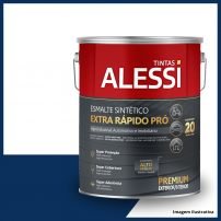Esmalte Sinttico Brilhante PR Extra Rapido - Azul Del Rey 3,6L - Alessi