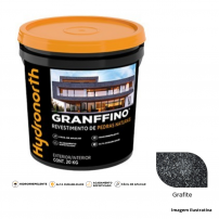 Granffino Pedras Naturais - Grafite - 20KG HYDRONORTH
