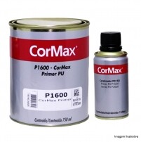 Kit Primer P1600 PU Cinza 900ml - Cormax