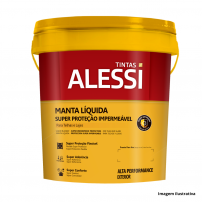 Manta Lquida - Super Proteo Impermevel para Telhas e Lajes 4 Kg - Alessi