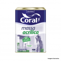 Massa Acrlica 25Kg  CORAL