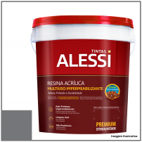 Resina Acrlica Multiuso Premium Base gua Cinza Mdio 18L - Alessi