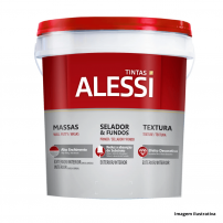 Textura Acrilica Lamato Premium Branco 25Kg - Alessi