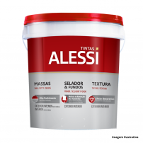 Textura Acrilica Projetada Premium Branco 25Kg - Alessi