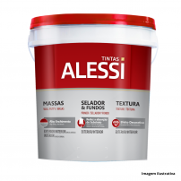 Textura Acrilica Projetada Premium Branco 25Kg - Alessi