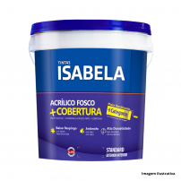 Tinta Acrlica Branco Neve Fosco 18L - Isabela