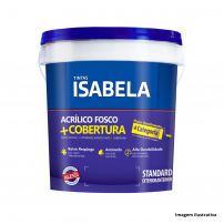 Tinta Acrlica Branco Neve Fosco 3,6L - Isabela