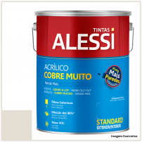 Tinta Acrlica Cobre Muito Rende Mais Algodo Egpcio 3,6L - Alessi