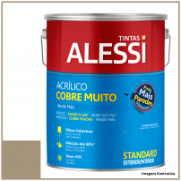 Tinta Acrlica Cobre Muito Rende Mais Concreto 3,6L - Alessi