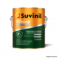 Tinta Acrlica Emborrachada Fachada Protegida Branco Fosco 3,6L - Suvinil