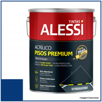 Tinta Acrlica Piso Azul 3,6L - Alessi