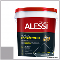 Tinta Acrlica Piso Cinza 18L - Alessi