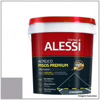 Tinta Acrlica Piso Cinza 3,6L - Alessi