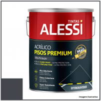 Tinta Acrlica Piso Cinza Chumbo 3,6L - Alessi