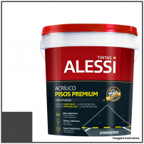 Tinta Acrlica Piso Cinza Chumbo 3,6L - Alessi