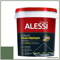 Tinta Acrlica Piso Verde 18L - Alessi