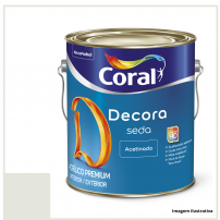 Tinta Acrlica Premium Acabamento Seda Branco Gelo 3,6L - Coral