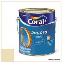 Tinta Acrlica Premium Acabamento Seda Palha 3,6L - Coral