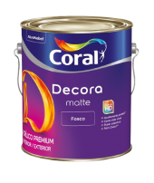 Tinta Acrlica Premium Decora Branco Gelo Fosco 3,6L - Coral