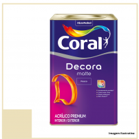 Tinta Acrlica Premium Decora Palha Fosco 18L - Coral