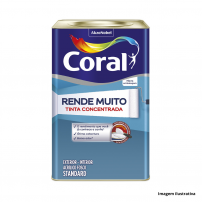 Tinta Acrlica Rende Muito Branco Neve Fosco 18L - Coral