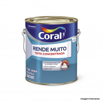 Tinta Acrlica Rende Muito Branco Neve Fosco 3,6L - Coral