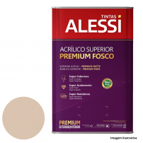Tinta Acrlica Superior Premium Areia Fosco 18L - Alessi