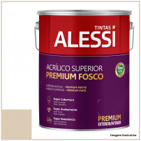 Tinta Acrlica Superior Premium Areia Fosco 3,6L - Alessi