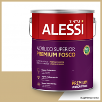 Tinta Acrlica Superior Premium Areia Fosco 3,6L - Alessi