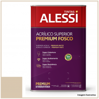 Tinta Acrlica Superior Premium Bronze Paris Fosco 18L - Alessi