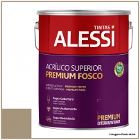 Tinta Acrlica Superior Premium Concreto Fosco 3,6L - Alessi