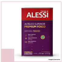 Tinta Acrlica Superior Premium Early Pink Fosco 16L - Alessi