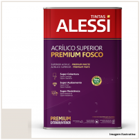 Tinta Acrlica Superior Premium Gelo Fosco 18L - Alessi