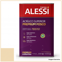 Tinta Acrlica Superior Premium Marfim Fosco 18L - Alessi