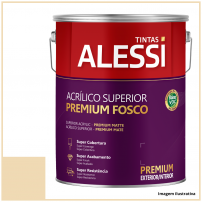 Tinta Acrlica Superior Premium Marfim Fosco 3,6L - Alessi