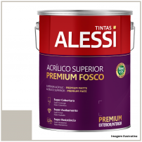 Tinta Acrlica Superior Premium Pedra de Mrmore Fosco 3,6L - Alessi