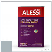 Tinta Acrlica Superior Premium Quaker Gray Fosco 16L - Alessi