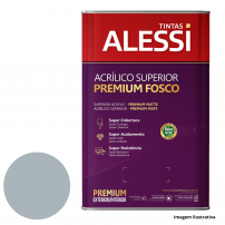 Tinta Acrlica Superior Premium Quaker Gray Fosco 16L - Alessi