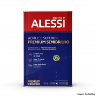 Tinta Acrlica Super Lavvel Premium Branco Neve 18L - Alessi