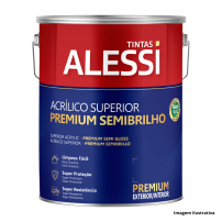 Tinta Acrlica Super Lavvel Premium Branco Neve 3,6L - Alessi